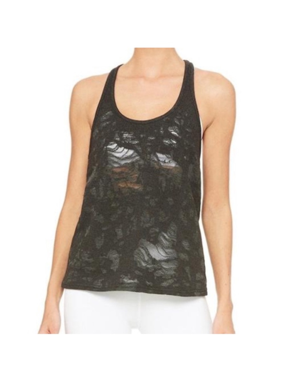 Alo Yoga Pure Tank Distressed size S/M